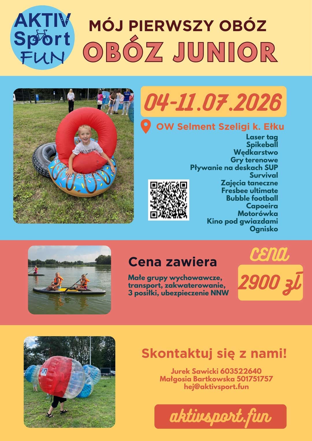 Mój Pierwszy Obóz - Junior, 4-11.07.2026