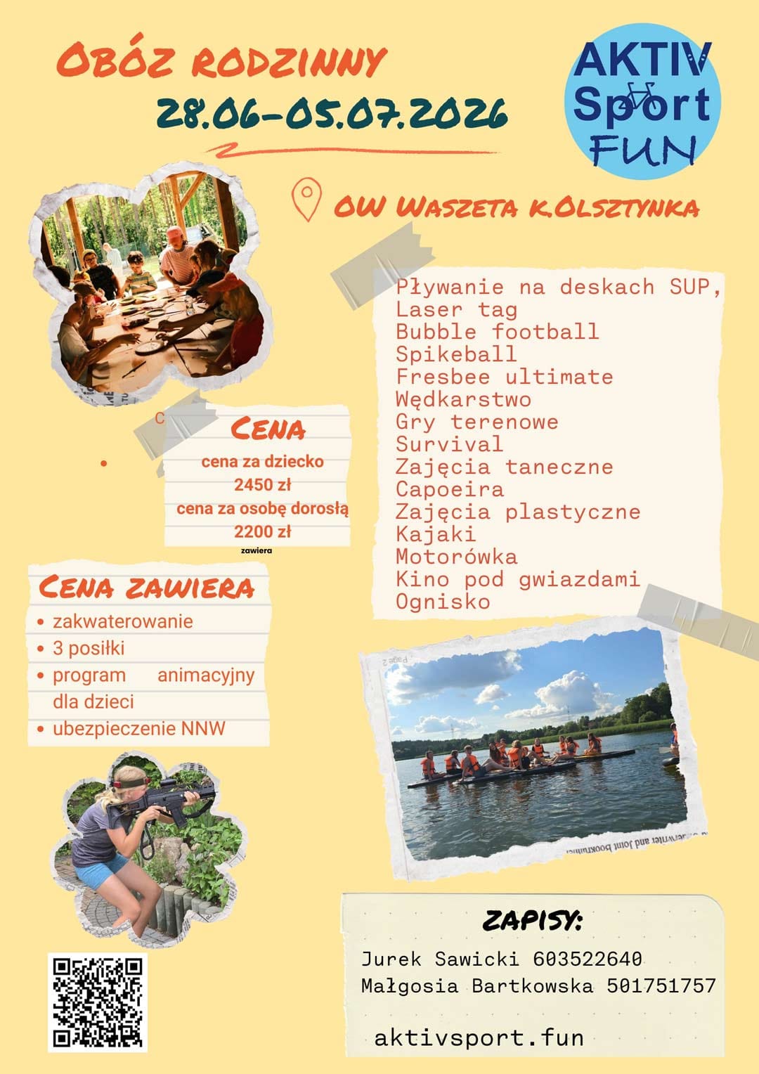 Obóz rodzinny sezon 2026